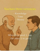 You have three currencies